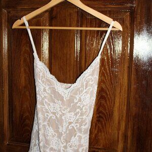 Lace and Tan Camisole
